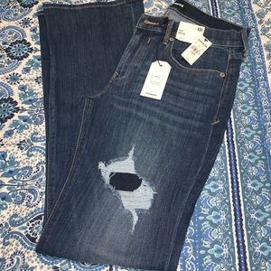 NWT Express bootcut ripped jeans sz 10R